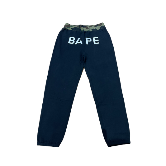 A Bathing Ape Bape Logo Sweatpant - Black