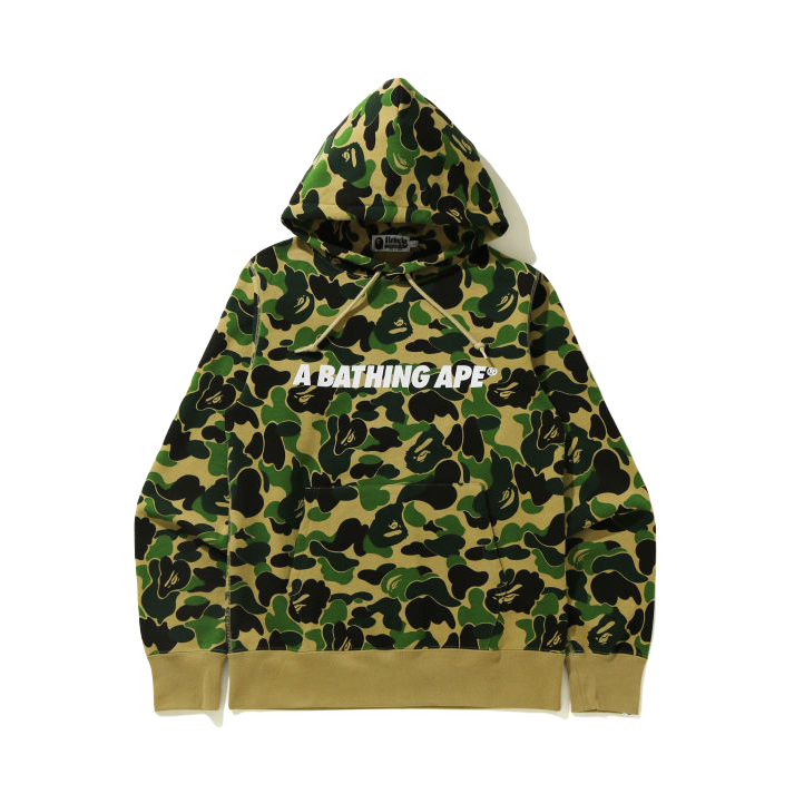 A Bathing Ape ABC Camo Pullover Hoodie - Green