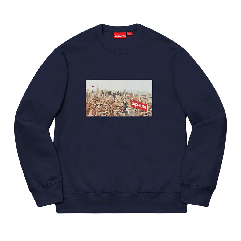 Supreme Aerial Crewneck - Navy