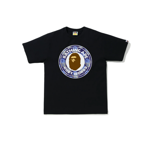 A Bathing Ape Bape Storm Busy Works Tee - Black/Blue