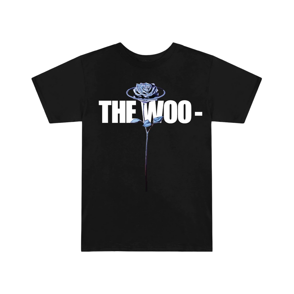 VLone x Pop Smoke The Woo T-Shirt - Black - Used