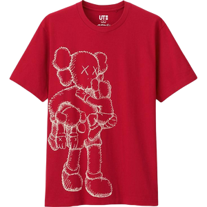 Kaws x Uniqlo Clean Slate Tee - Red - Used