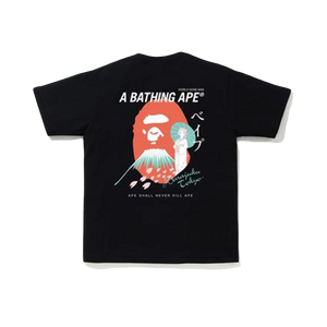 A Bathing Ape Culture Souvenir Tee - Black - Used