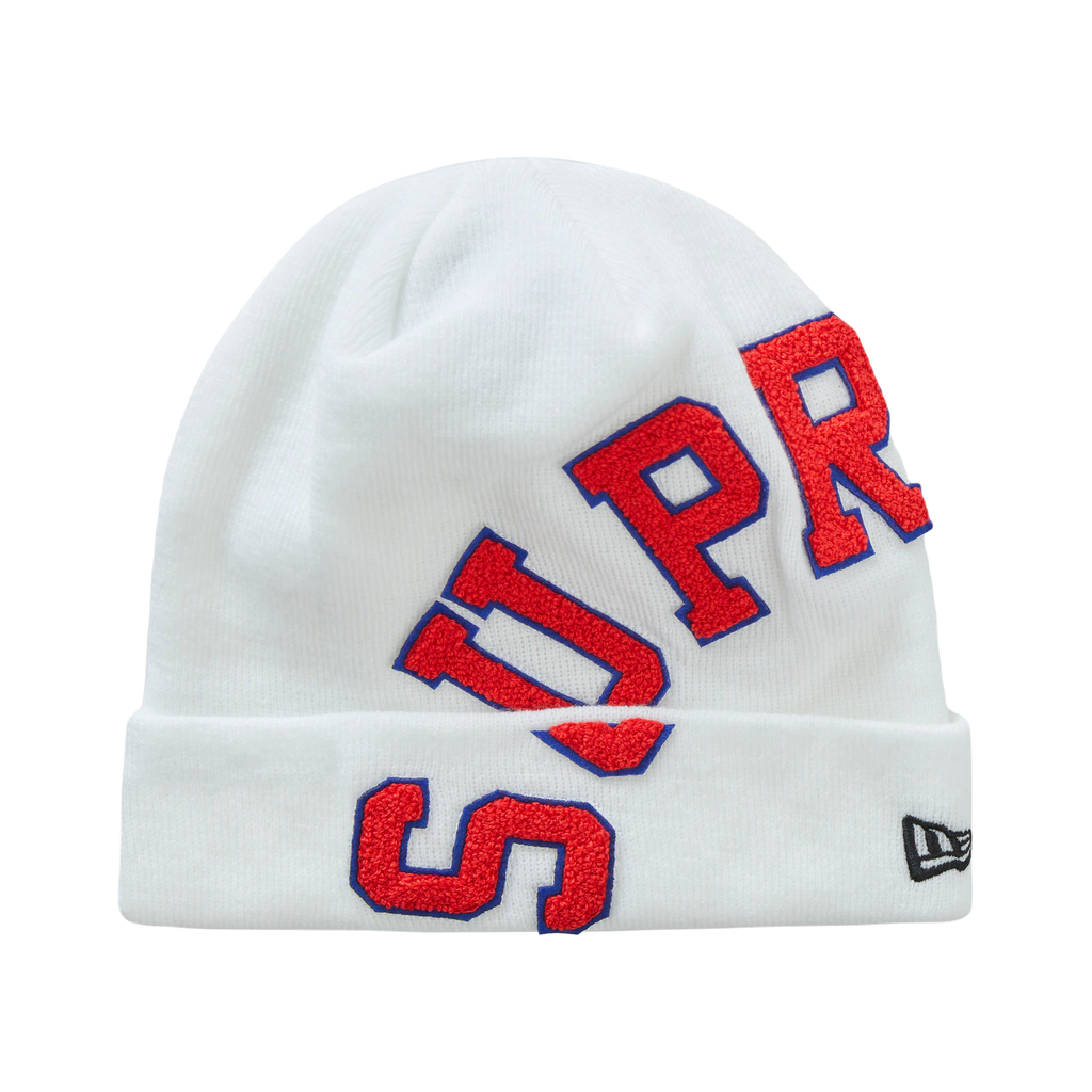 Supreme New Era Big Arc Beanie - White - Used