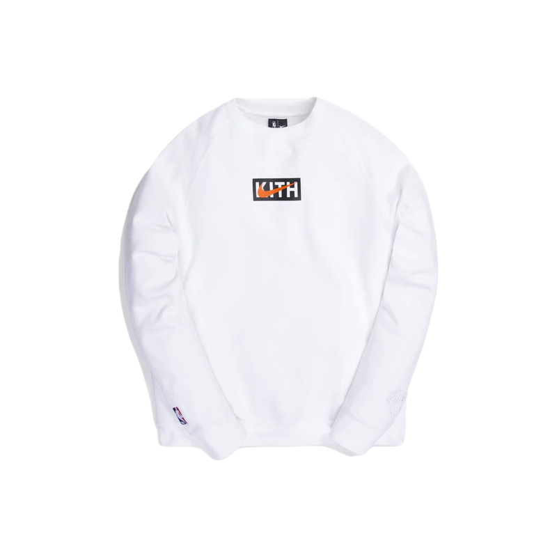 Kith & Nike for New York Knicks Fleece Crewneck - White