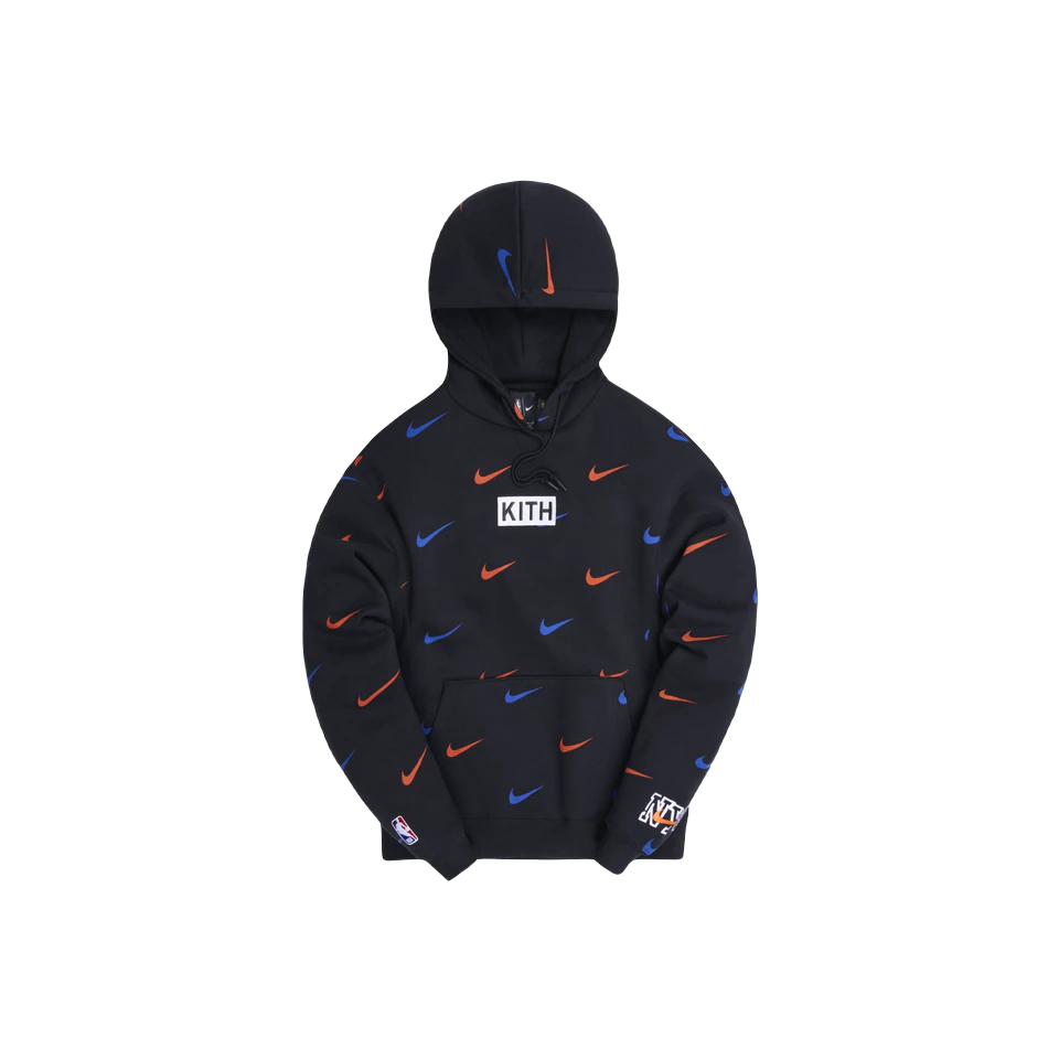 Kith & Nike for New York Knicks AOP Hoodie - Black