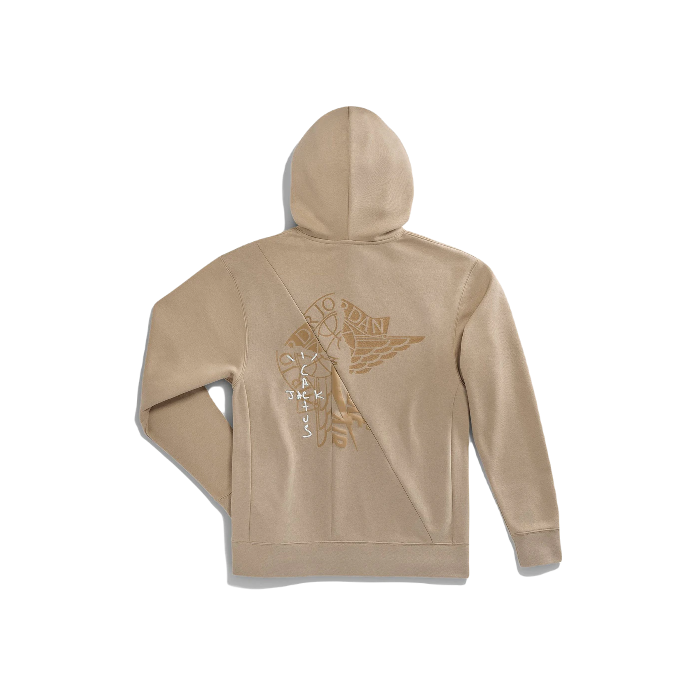 Travis Scott Cactus Jack x Jordan Pullover Hoodie Khaki Used Grails SF