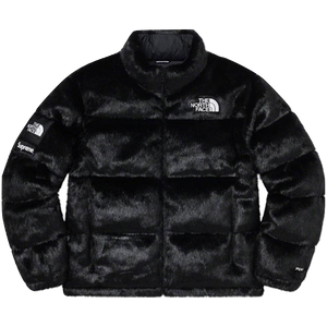 Supreme The North Face Faux Fur Nuptse Jacket - Black – Grails SF