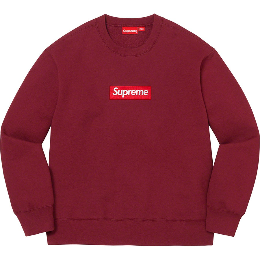 Supreme Box Logo Crewneck (FW22) - Cardinal