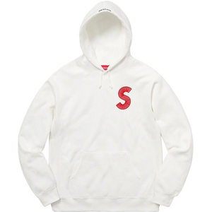 Supreme S Logo Hooded Sweatshirt 'Red