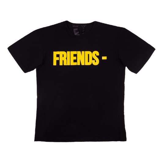 Vlone Friends Tee - Black/Yellow