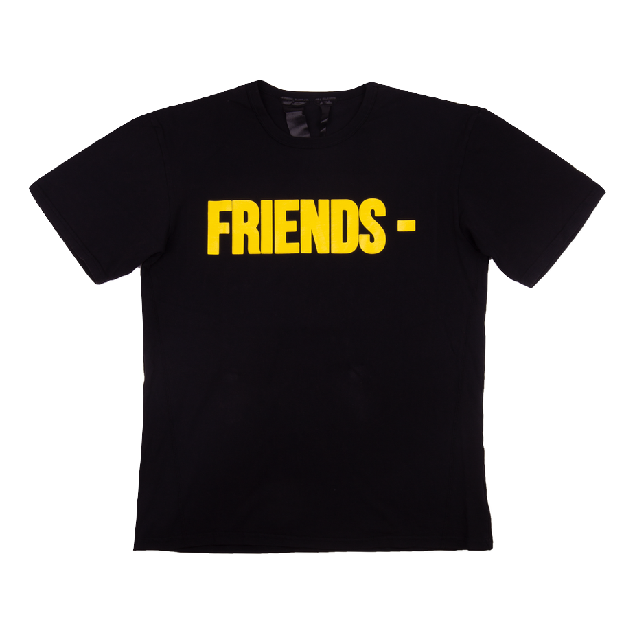 Vlone Friends Tee - Black/Yellow