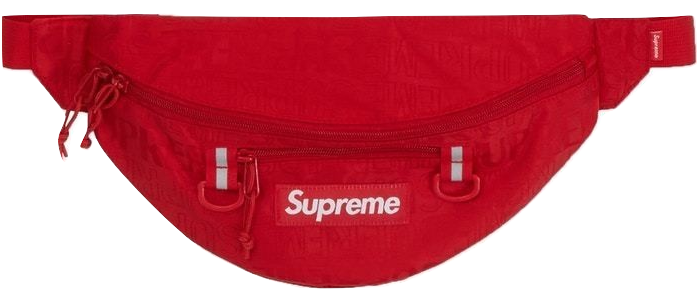 Supreme ss19 waist bag red sale