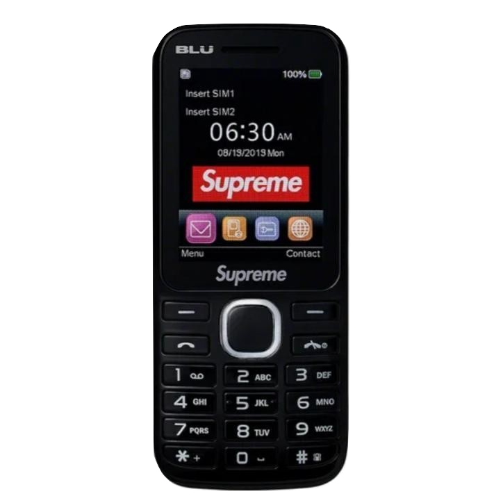 Supreme/Blu Burner Phone - Black – Grails SF